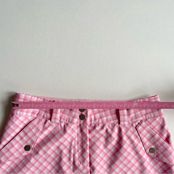 Nike Pink Gingham Golf Skirt - Picture 7 of 7